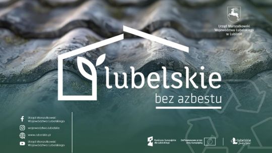 Grafika informuje o aktualizacji zasad naboru do projektu "Lubelskie bez azbestu"