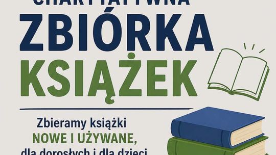 Charytatywna zbiórka książek w Suchodołach – zapraszamy do udziału!