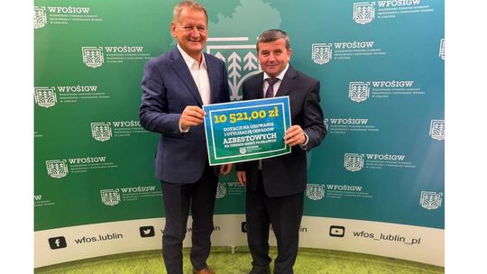Gmina Fajsławice pozyskała kolejne środki na usuwanie azbestu