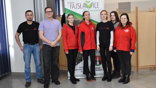 Zdjęcie przedstawia terenową akcję poboru krwi, która odbyła się 12 lutego 2026r. w Gminie Fajsławice