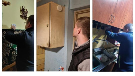 Montaż czujek czadu i dymu na terenie Gminy Fajsławice