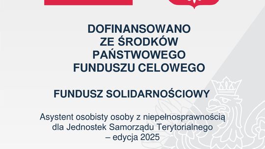 Grafika przedstawia informacje dotyczące programu "Asystent Osobisty Osoby z Niepełnosprawnością"