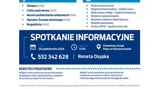 Praca za granicą - spotkanie informacyjne