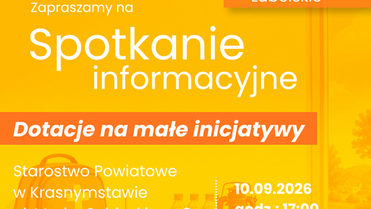 Spotkanie informacyjne dotyczące projektu „Lubelska Moc Małych Społeczności”