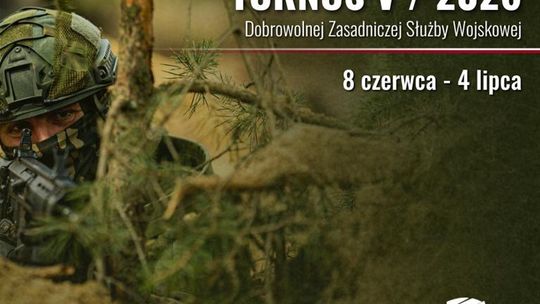 Plakat informuje o V turnusie Dobrowolnej Zasadniczej Służby Wojskowej