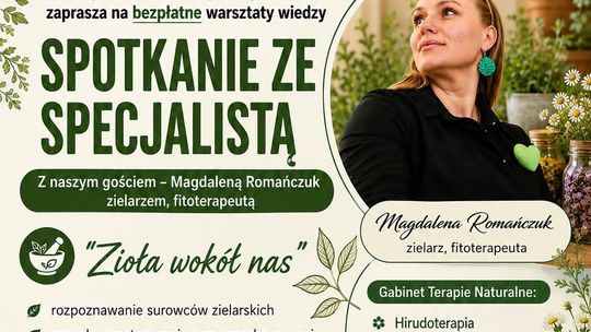 Zapraszamy na bezpłatne warsztaty wiedzy „Spotkanie ze specjalistą”
