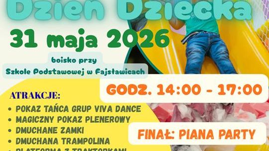 Zapraszamy na Dzień Dziecka w Gminie Fajsławice