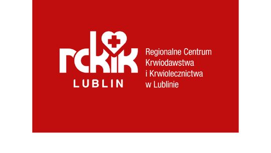 Zdjęcie przedstawia Logotyp Regionalnego Centrum Krwiodawstwa i Krwiolecznictwa w Lublinie