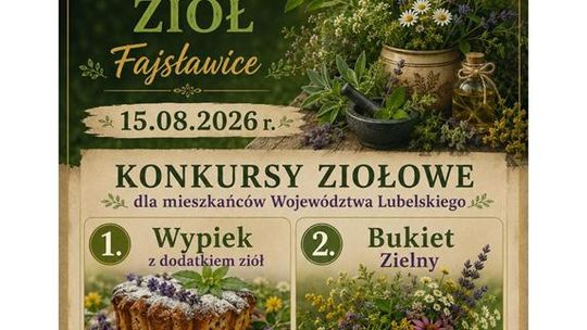 Ziołowe konkursy XII Wojewódzkiego Święta Ziół