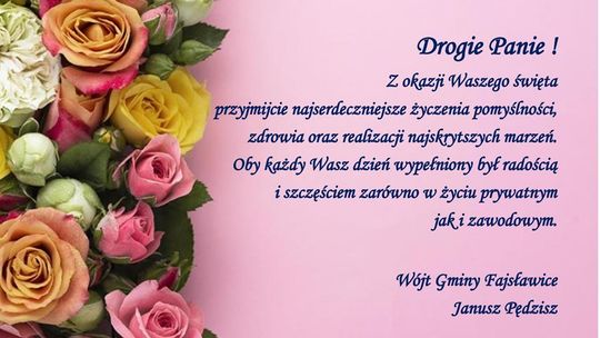 Życzenia z okazji Dnia Kobiet