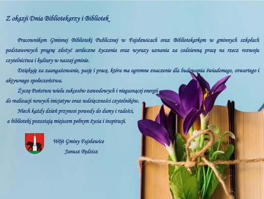 8 maja - Dzień Bibliotekarza i Bibliotek