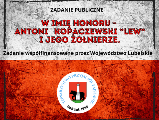 Dotacja z Województwa Lubelskiego na realizację zadania publicznego