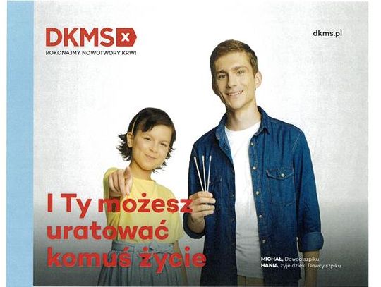 Już jutro AKCJA REJESTRACJI DAWCÓW SZPIKU !!!