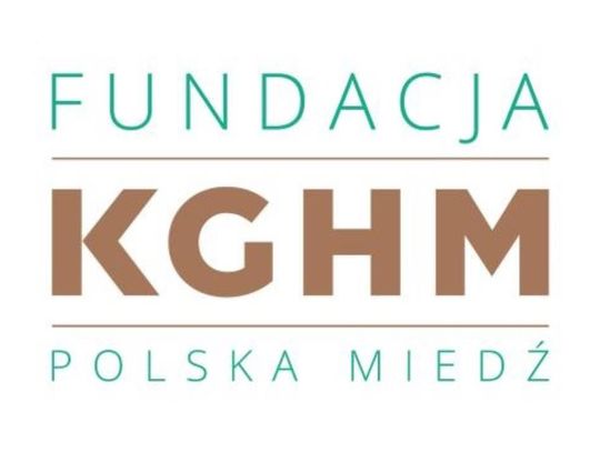 Grafika przedstawia logo Fundacji KGHM Polska Miedź