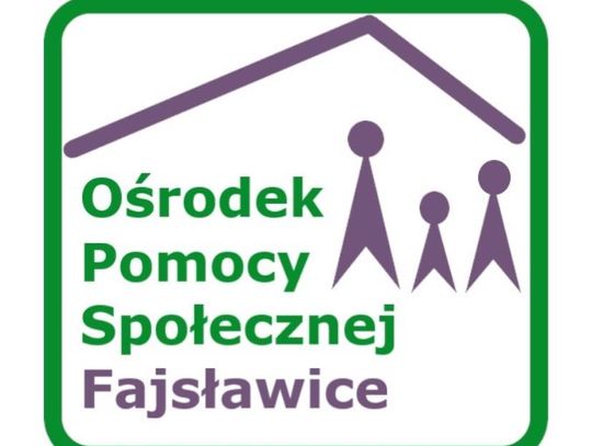 Grafika przedstawia logo Ośrodka Pomocy Społecznej w Fajsławicach