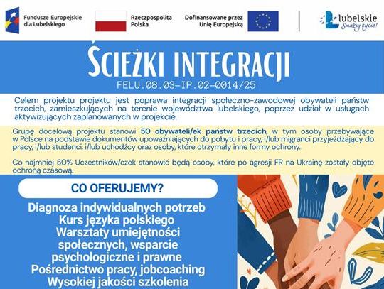 Projekt „Ścieżki integracji” realizowany przez Stowarzyszenie Integracyjne WIINDA Projekt „Ścieżki integracji” realizowany przez Stowarzyszenie Integracyjne WIINDA