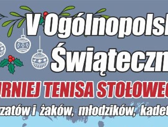 V Ogólnopolski Świąteczny Turniej Tenisa Stołowego Kraśnik 2020