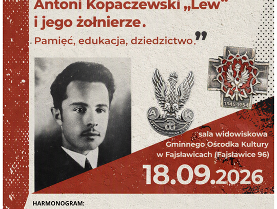 „W imię honoru – Antoni Kopaczewski „Lew” i jego żołnierze. Pamięć, edukacja, dziedzictwo”