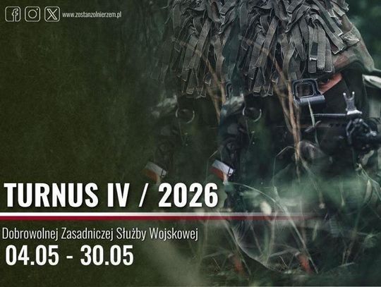 Wolne miejsca na IV turnus Dobrowolnej Zasadniczej Służby Wojskowej – dołącz do Wojska Polskiego! Wolne miejsca na IV turnus Dobrowolnej Zasadniczej Służby Wojskowej – dołącz do Wojska Polskiego!