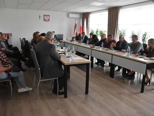 Zdjęcie przedstawia posiedzenie XXX Sesji Rady Gminy Fajsławice