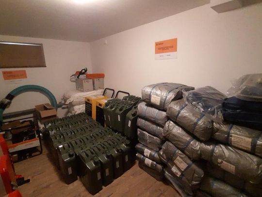 Zdjęcie przedstawia zakupiony sprzęt w ramach Rządowego Programu Ochrony Ludności i Obrony Cywilnej