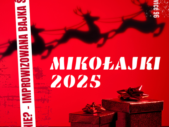 ZAPRASZAMY NA SPOTKANIE MIKOŁAJKOWE Plakat informuje o spotkaniu mikołajkowym, które odbedzie się 7 grudnia 2025r. o godz. 15:00 w sali gimnastyczna Szkoły Podstawowej im. Powstańców Styczniowych w Fajsławicach