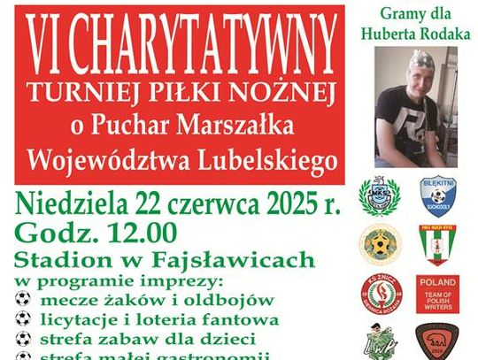Zapraszamy na VI Charytatywny Turniej Piłki Nożnej