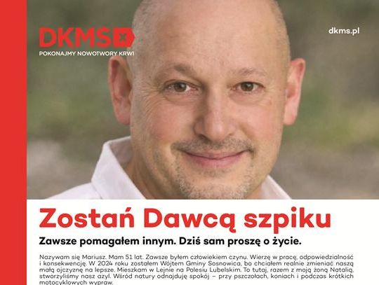 Zarejestruj się jako dawca szpiku!