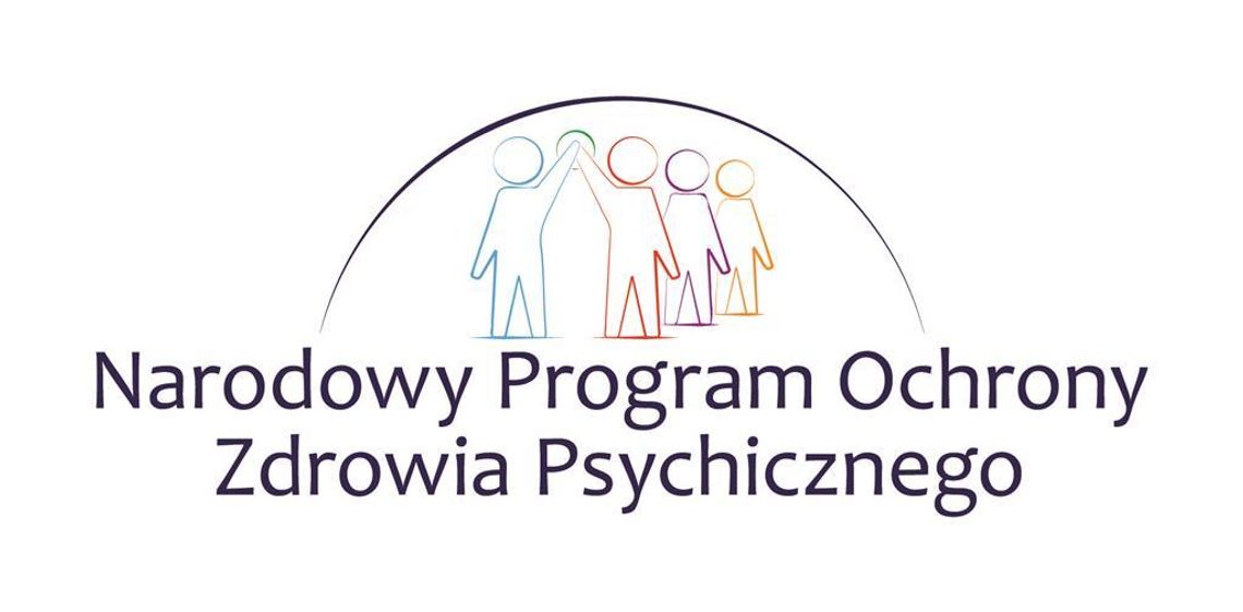 Grafika przedstawia logo Narodowego Programu Ochrony Zdrowia Psychicznego