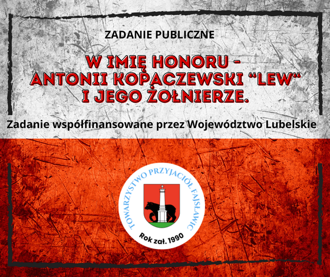 Dotacja z Województwa Lubelskiego na realizację zadania publicznego