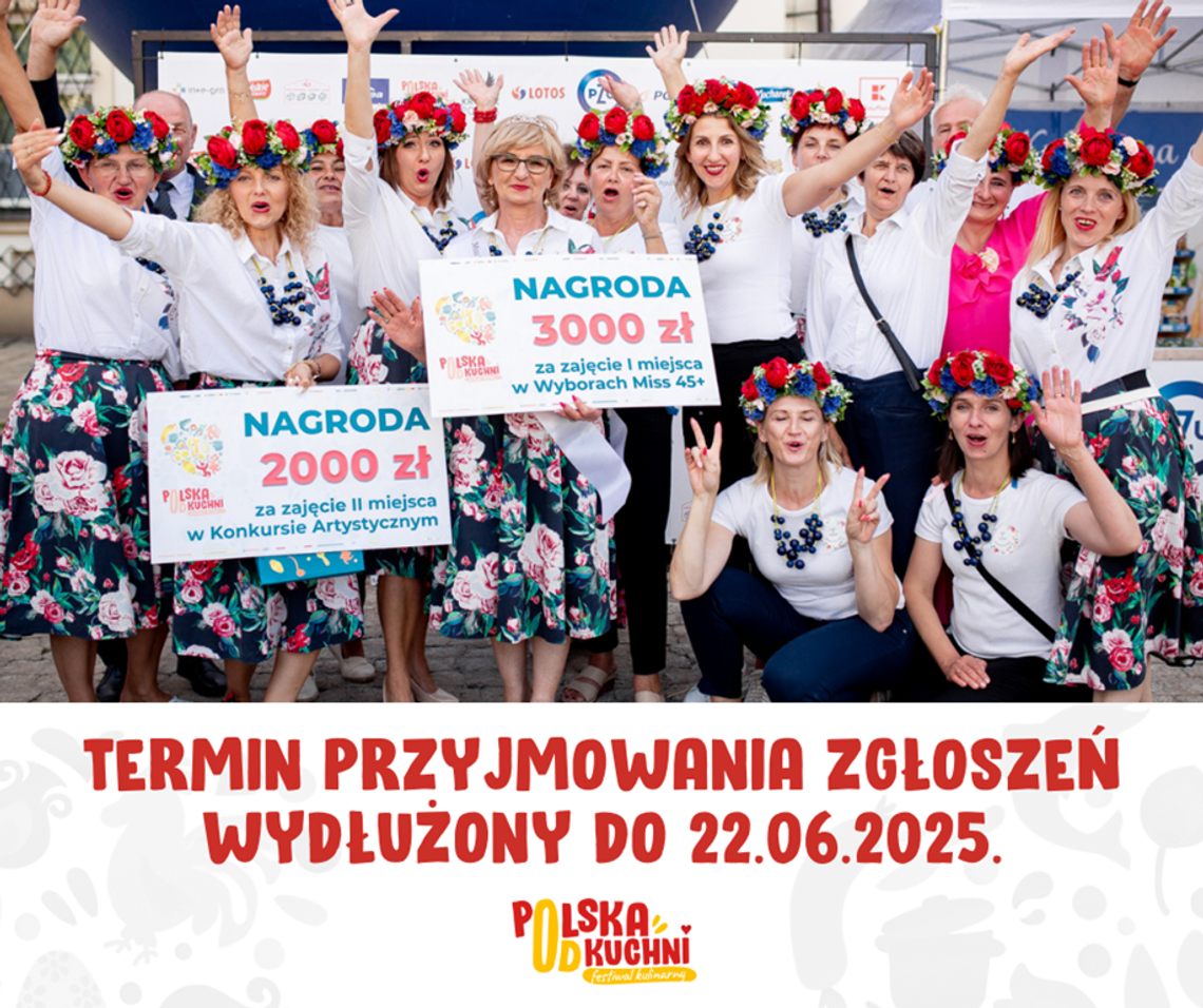 Festiwal „Polska od Kuchni” - nowy termin zapisów do konkursów dla KGW