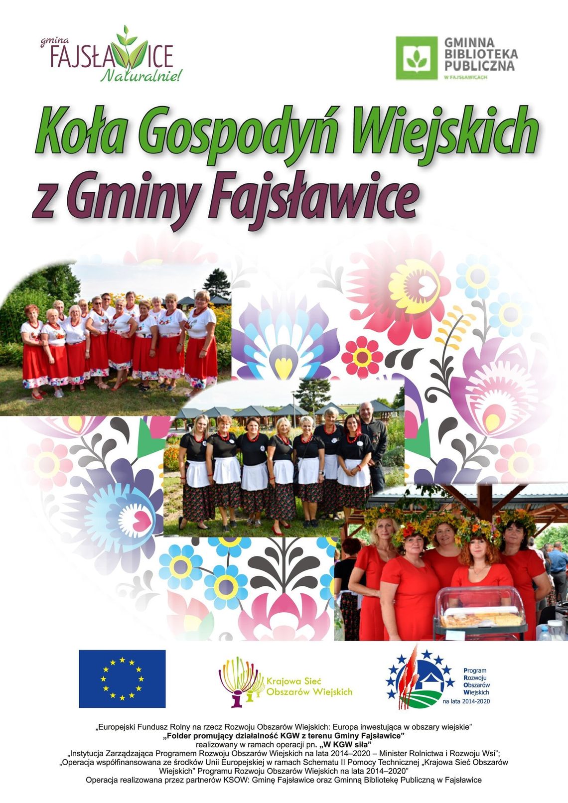 Folder promujący działalność KGW z terenu Gminy Fajsławice