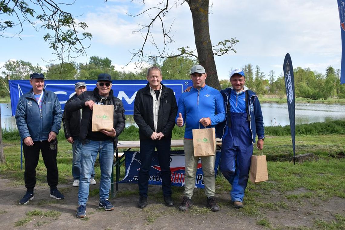 Zdjecie przedstawia I Grand Prix Polski w Method Feeder, które odbyło się 11 maja 2025r. na łowisku WLF Arena w Fajsławicach
