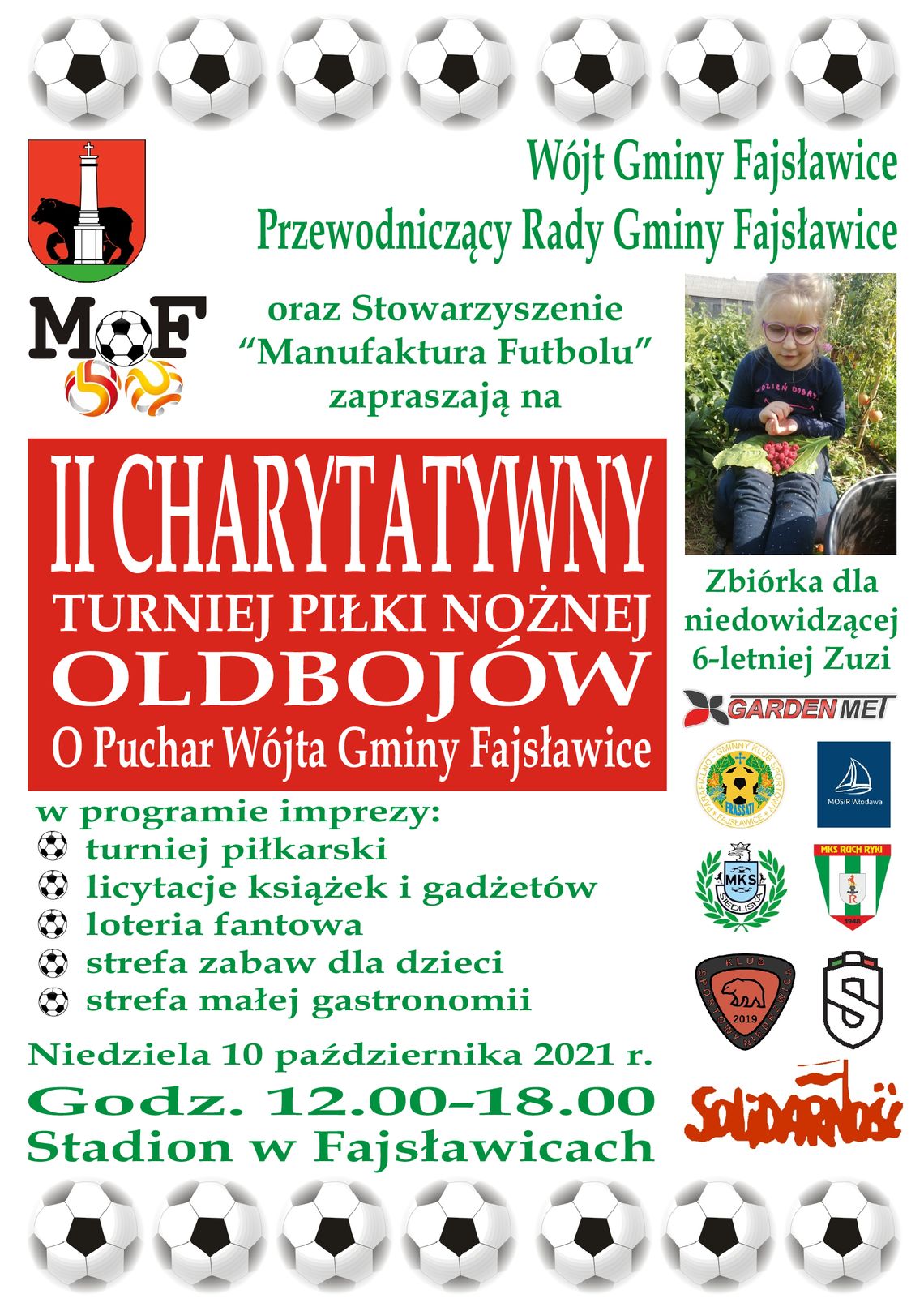II Charytatywny Turniej Piłki Nożnej Oldbojów o Puchar Wójta Gminy Fajsławice