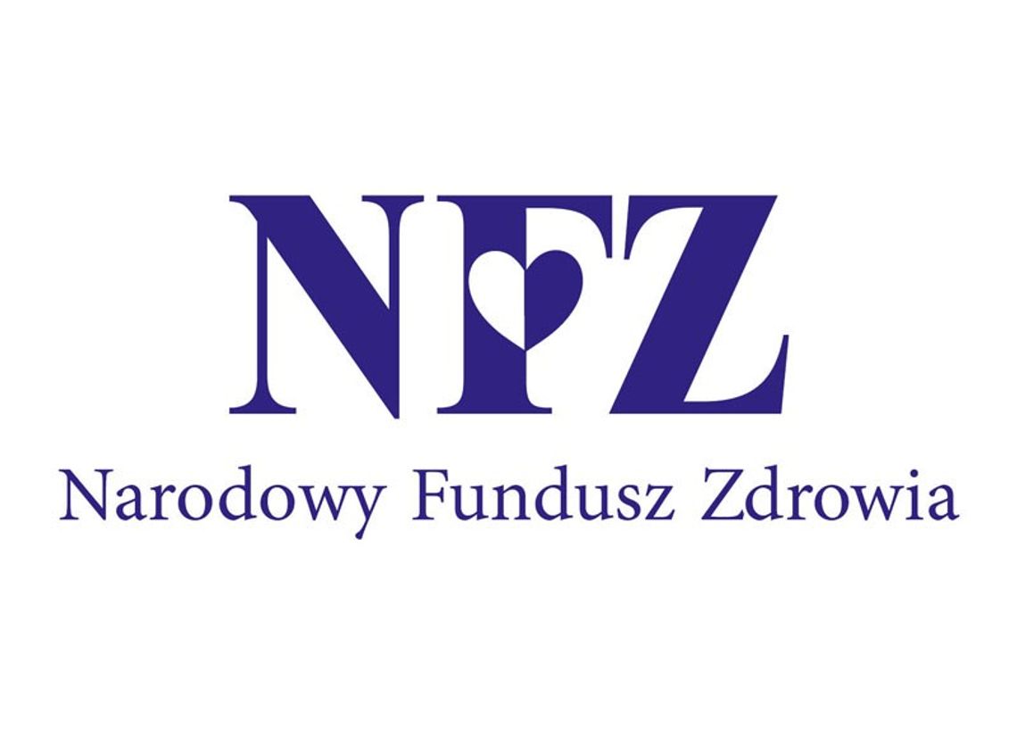 Grafika przedstawia Logotyp Narodowego Funduszu Zdrowia