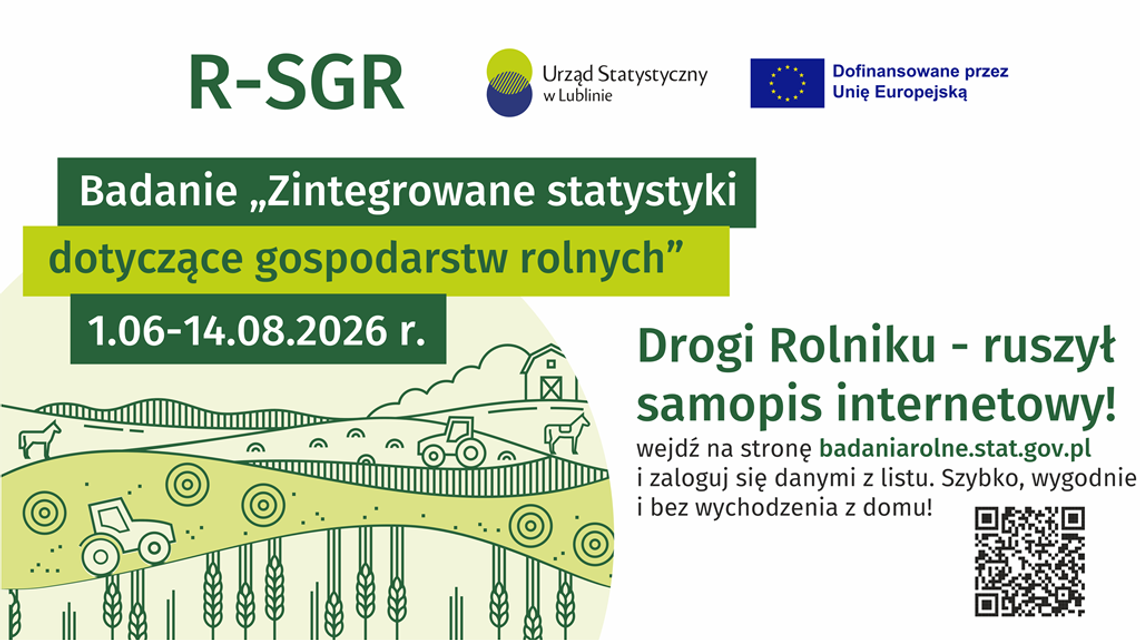 Komunikat GUS – badanie „Zintegrowane statystyki dotyczące gospodarstw rolnych” Komunikat GUS – badanie „Zintegrowane statystyki dotyczące gospodarstw rolnych”