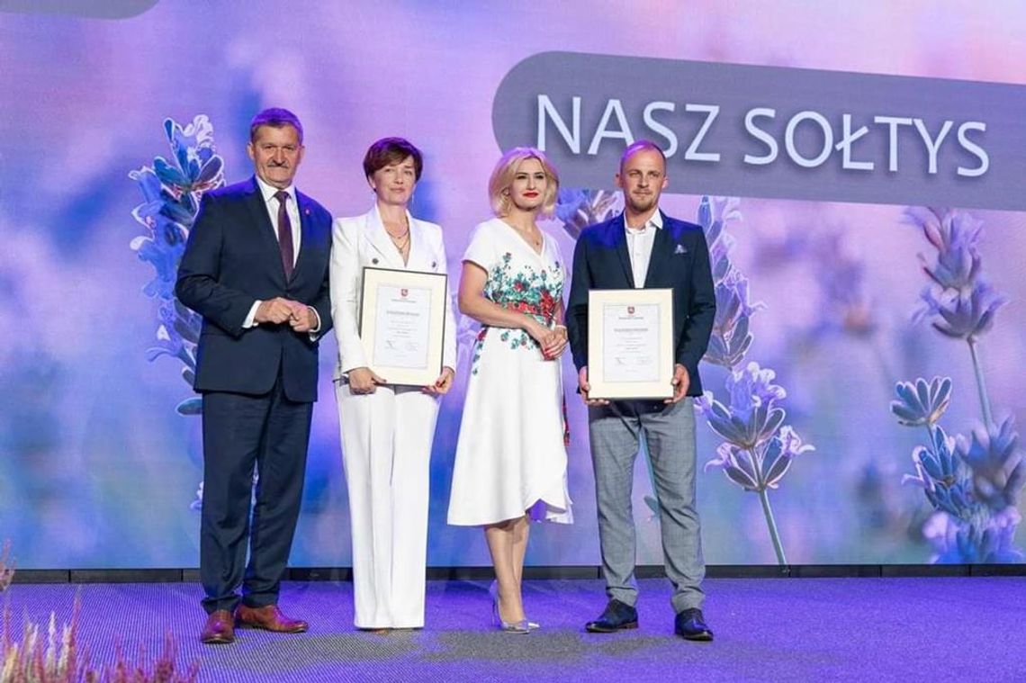 Zdjęcie przedstawia Galę finałową Konkursu "Nasz Sołtys", która odbyła się 11 września 2023r., w Lubelskim Centrum Konferencyjnym