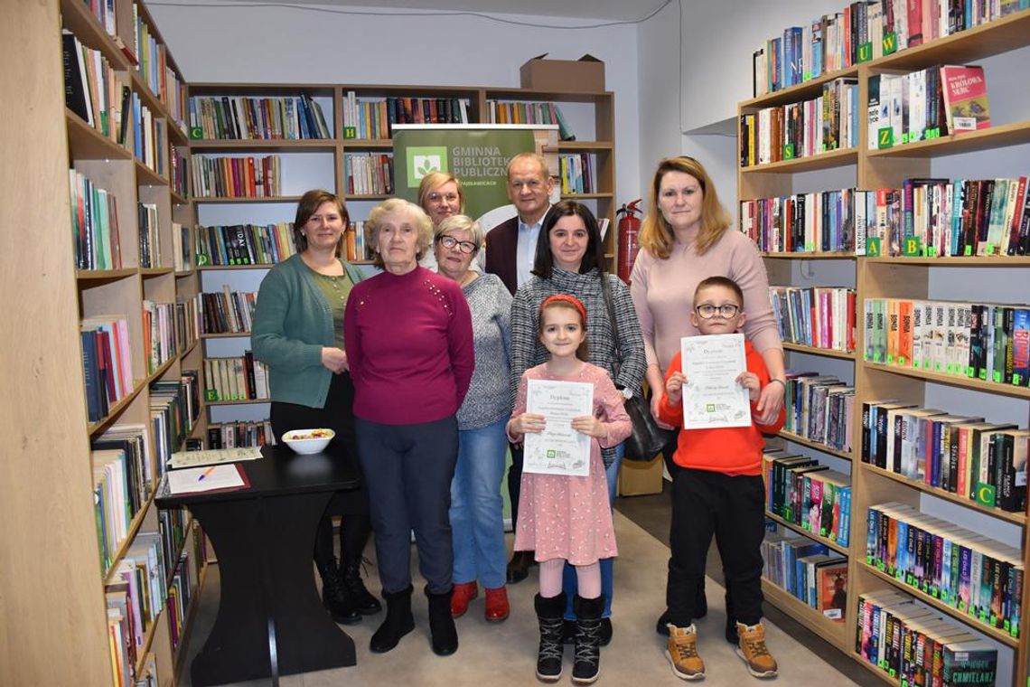 Najaktywniejszy Czytelnik w roku 2025 Zdjęcie przedstawia rozstrzygnięcie konkursu na Najaktywniejszego Czytelnika w roku 2025, które odbyło się 28 stycznie 2026r. w Gminnej Bibliotece Publicznej w Fajsławicach