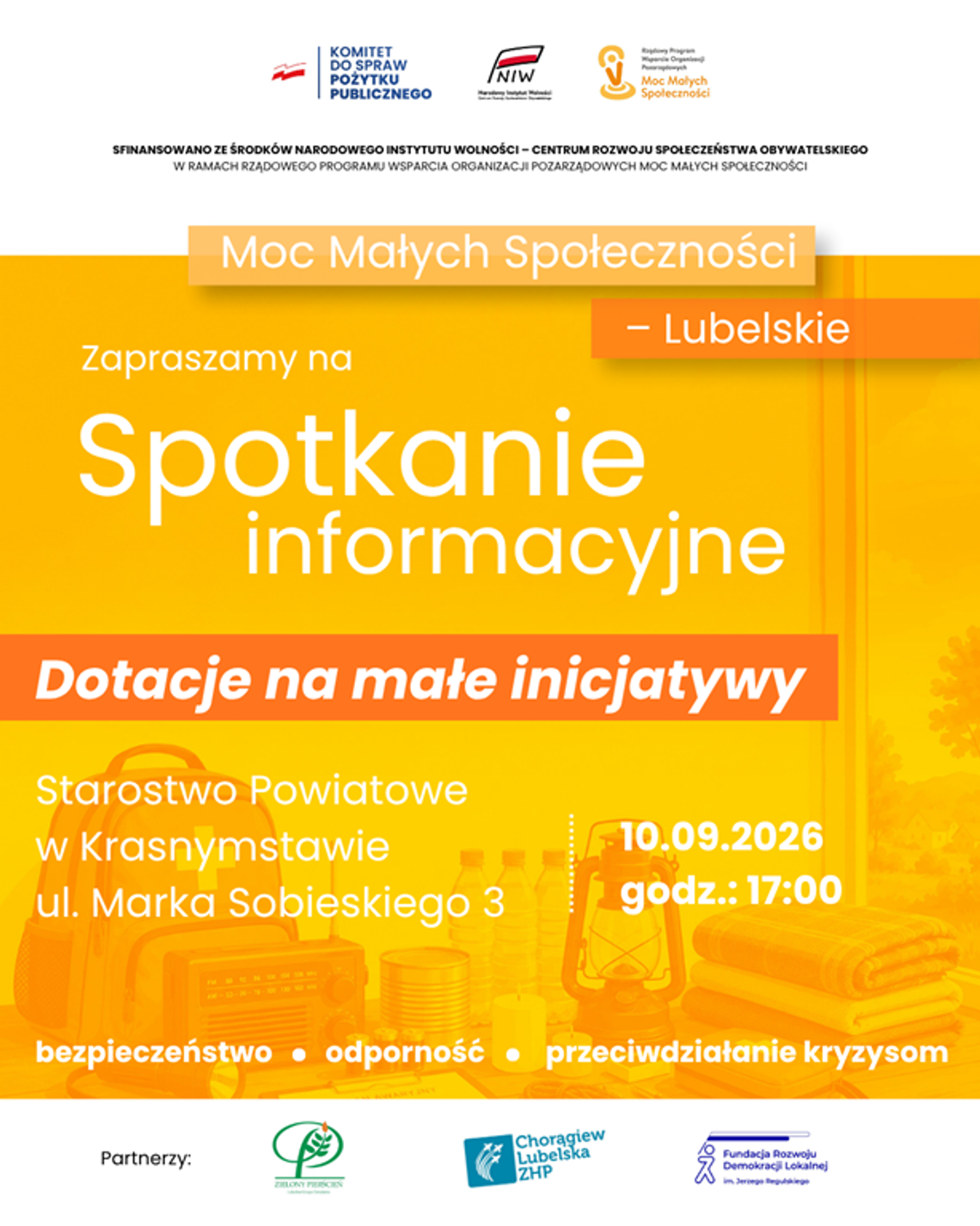 Spotkanie informacyjne dotyczące projektu „Lubelska Moc Małych Społeczności” Spotkanie informacyjne dotyczące projektu „Lubelska Moc Małych Społeczności”