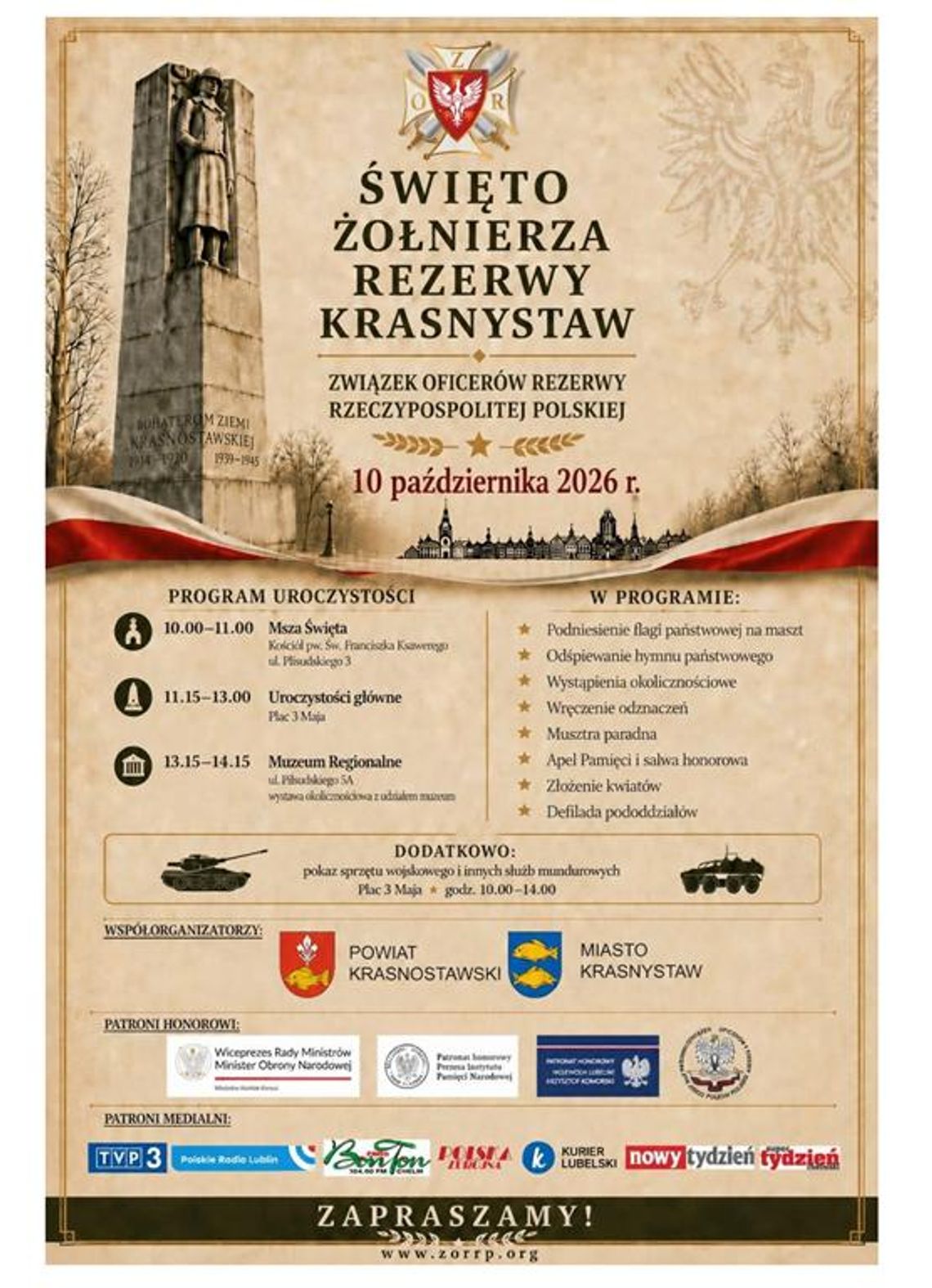 Święto Żołnierza Rezerwy w Krasnymstawie