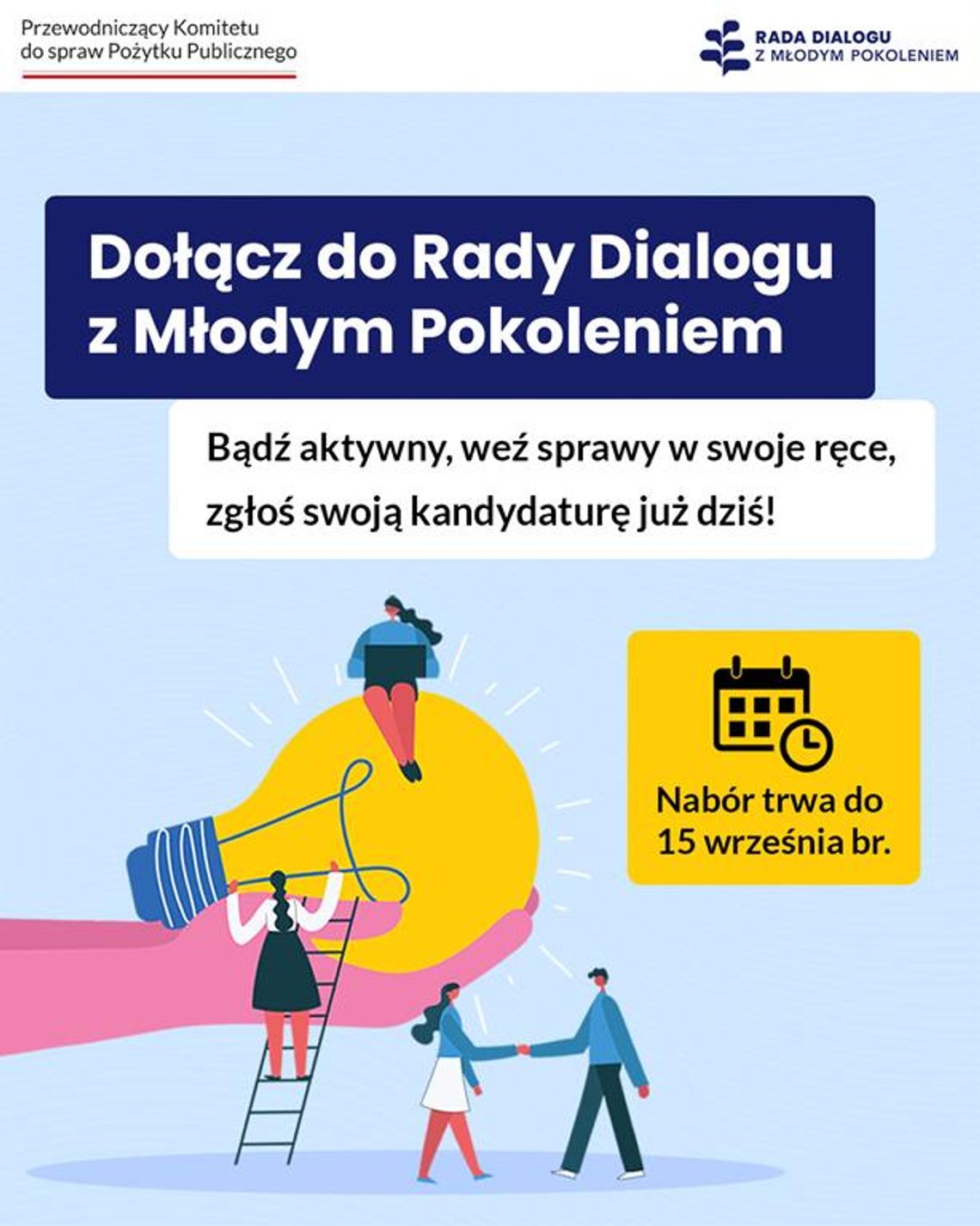Trwa nabór do Rady Dialogu z Młodym Pokoleniem. Twój głos może mieć realny wpływ