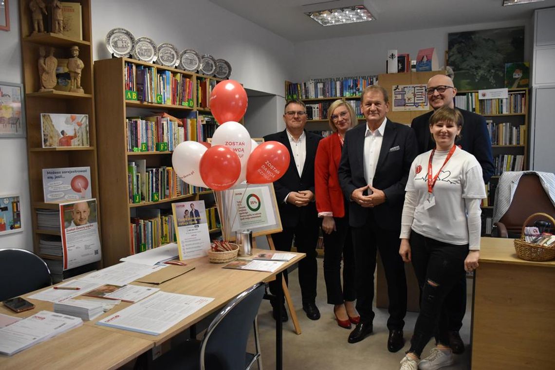 Udana akcja rejestracji dawców szpiku w Gminie Fajsławice Zdjęcie przedstawia akcję rejestracji dawców szpiku w Gminie Fajsławice, która odbyła się 21 marca 2026r.