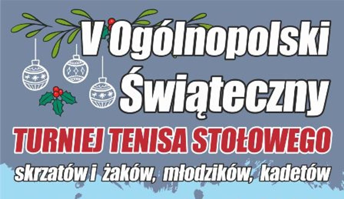 V Ogólnopolski Świąteczny Turniej Tenisa Stołowego Kraśnik 2020