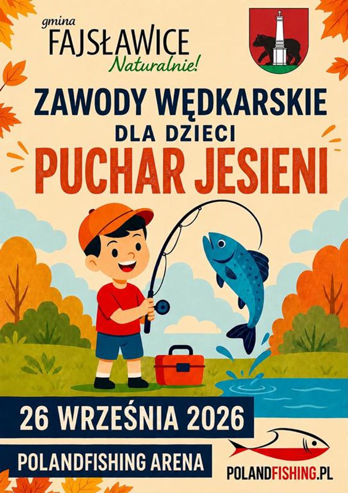 Zapraszamy dzieci z Gminy Fajsławice na zawody wędkarskie!