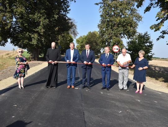 Uroczyste otwarcie odcinka drogi wojewódzkiej nr 838 na terenie gminy Fajsławice, 27 września 2023r.