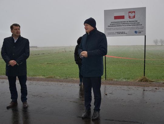 Otwarcie drogi powiatowej nr 2118L w Boniewie, 24 listopada 2023r.