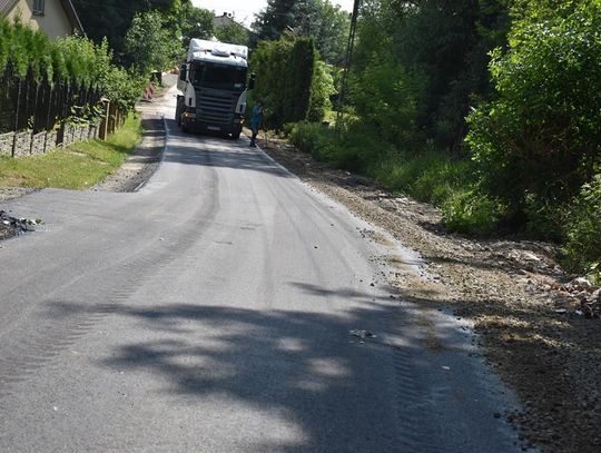 Droga gminna w Woli Idzikowskiej