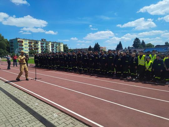 Powiatowe Zawody Sportowo - Pożarnicze, 23 czerwca 2024r., stadion MOSIR w Krasnymstawie