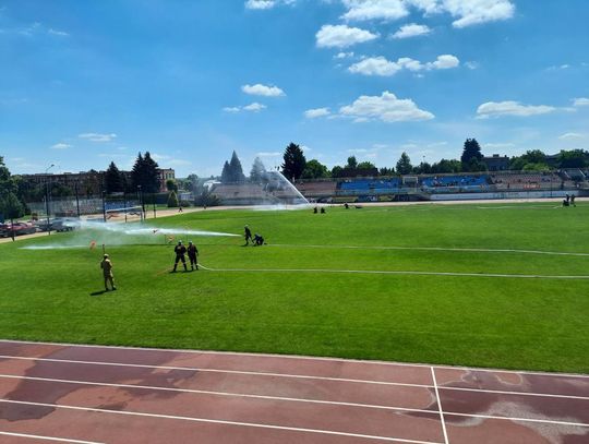 Powiatowe Zawody Sportowo - Pożarnicze, 23 czerwca 2024r., stadion MOSIR w Krasnymstawie