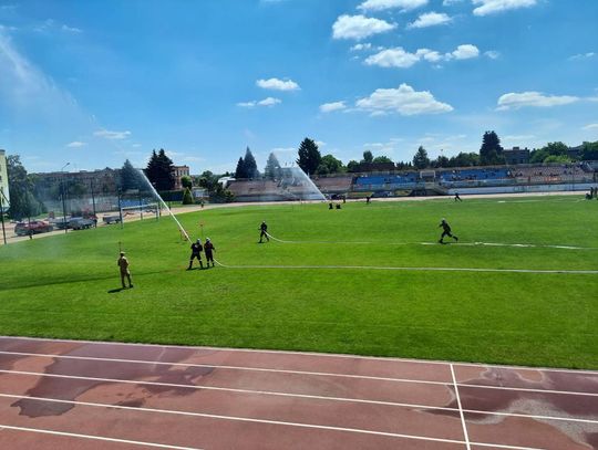 Powiatowe Zawody Sportowo - Pożarnicze, 23 czerwca 2024r., stadion MOSIR w Krasnymstawie